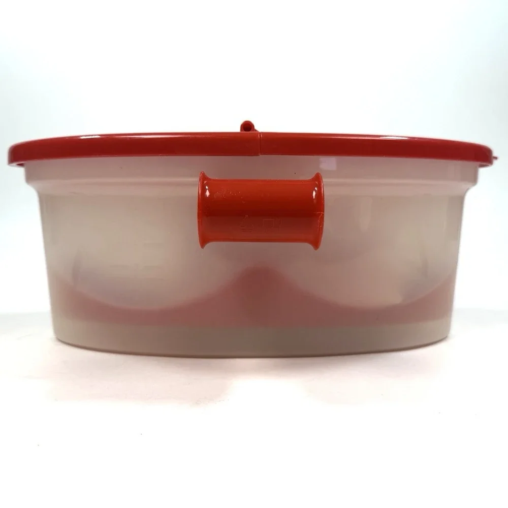 Microwave Pasta Boat TeleBrands Red Complete Strainer Insert Recipe Book